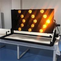 Señales de Flecha Luminosas para Camiones, Resistentes al Agua IP58, Alimentadas por Energía Solar, de Plástico, para Tráfico Vial, con Distancia Visual de Más de 800M, 15-35