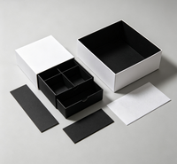 Boîte à tiroir rigide personnalisée avec logo, vente en gros, boîte cadeau coulissante en carton pour parfum, cosmétiques, bijoux, emballage de produits de santé
