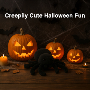 Peluche di Ragno all'Ingrosso, Morbido Animale di Peluche a Forma di Ragno, Simpatico Ragno di Peluche di Halloween per Bambini, Giocattoli di Peluche in Bulk per Rivenditori - Product Image 3
