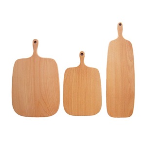 Wooden Steak <b>Plate</b> Irregular Shape Beech Wood Modern Minimalist Style For Hotel Coffee Tea Serving Tray - Product Image 5