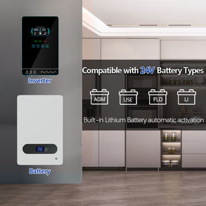 Onduleur Solaire Hybride Y&H 4000W 4kW DC24V 120VAC à Onde Sinusoïdale Pure avec Chargeur Solaire MPPT 140A Intégré, Écran LCD et Boutons Tactiles - Product Image 4