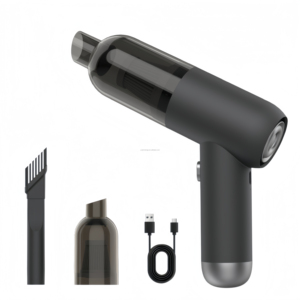 Mini <span class=keywords><strong>aspirateur</strong></span> portable pour voiture - Rechargeable, aspiration 5000Pa, 45W, Type-C, 2600mAh - Product Image 1