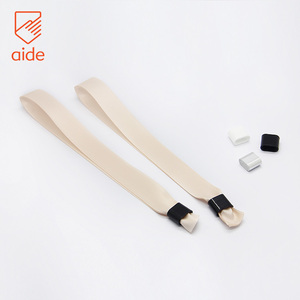Giá Rẻ Tùy Chỉnh Thời Trang Mang Nhãn Hiệu Vải Vòng Đeo Tay Có Thể Điều Chỉnh Lễ Hội Âm Nhạc Satin Vải Ban Nhạc Cổ Tay Đảng Dệt Vải Dây Đeo Cổ Tay - Product Image 4