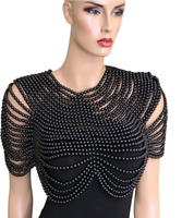 Nouvelle Chaîne de Corps Perlée Faite à la Main pour Femme, Collier de Haute Qualité avec Perles d'Imitation et Perles en Plastique, Bijou Tendance et Sexy pour Soirée