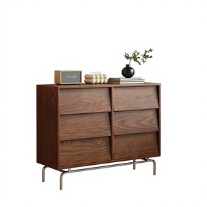 Solid Wood Sideboard Small Space 6-<b>Drawer</b> Storage Cabinet 9-<b>Drawer</b> storage cabinet Dining room furniture - Product Image 1
