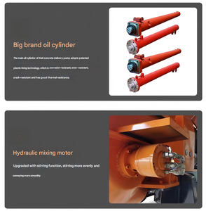 <span class=keywords><strong>Bétonnière</strong></span> mobile <span class=keywords><strong>avec</strong></span> <span class=keywords><strong>pompe</strong></span> intégrée fabriquée en Chine, machine portable pour projets de construction de petite envergure - Product Image 4