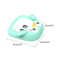 Flotteur de piscine pour bébé en forme de pingouin, siège de piscine pour tout-petits, cercle flottant, anneau de natation gonflable pour enfants de 2 à 4 ans