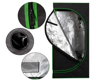 Invernadero interior moderno de tela Oxford 600D con marco de acero resistente a la luz e impermeable para cultivo de plantas - Product Image 1