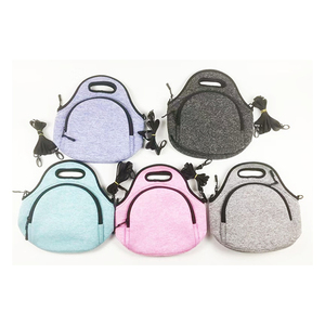 Sac à déjeuner isotherme pour enfants, réutilisable, lavable, en néoprène extra épais, avec poche extérieure - Product Image 1