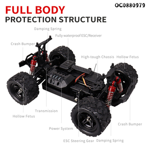 Voiture RC à l'échelle 1:<span class=keywords><strong>18</strong></span>, collection de jouets pour enfants, fabricant de voitures télécommandées à grande vitesse avec batterie rechargeable pour enfants et garçons - Product Image 4