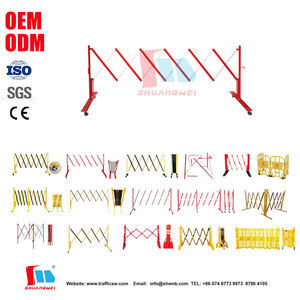 개폐식 접이식 스틸 + 알루미늄 보안 장벽 모바일 도로 교통 솔루션 - Product Image 3