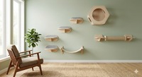 Étagère murale pour chat, gain de place, mobilier mural pour chat, perchoir pour chat, lit pour chat