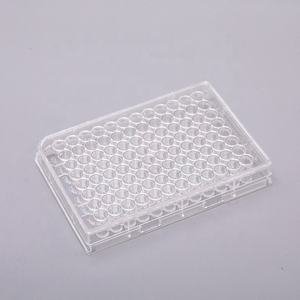 Laboratorium steril plastik habis pakai 96 Well Cell budaya piring tisu untuk mikroskop terbalik - Product Image 2