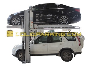 Hệ thống đỗ xe <span class=keywords><strong>2</strong></span> tầng ngoài trời/trong nhà hệ thống đỗ xe ô tô Hệ thống nhà để xe cho công suất Nâng thấp - Product Image 2