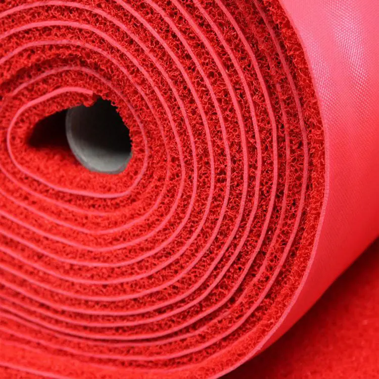 High-quality PVC roll wholesale custom waterproof anti-slip PVC coil floor mat in rolls PVC coil mat
