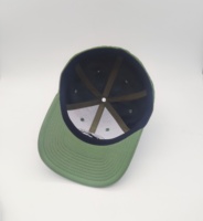 Casquettes unisexes à visière légèrement incurvée, tissu vert, 6 panneaux, casquettes structurées ajustées avec logo brodé personnalisé, mode, extérieur