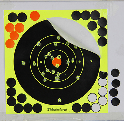 8 дюймовый со светоотражающими «брызги и Клеящий слой "покрытие с напылением реактивной съемки Бумажная Мишень