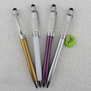 Stylo thermomètre multifonctionnel personnalisé pour clinique, échelle, stylo tactile, thermomètre pour stylet, métal 0,7 mm pour hôpital - Product Image 1