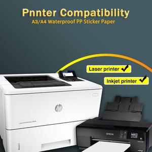 Yishu Tùy Chỉnh Không Thấm Nước Kỹ Thuật Số Pearlescent Phim Chống Tĩnh Điện PP A4 Dính Nhãn Tấm Cho Máy In Phun In Laser - Product Image 4