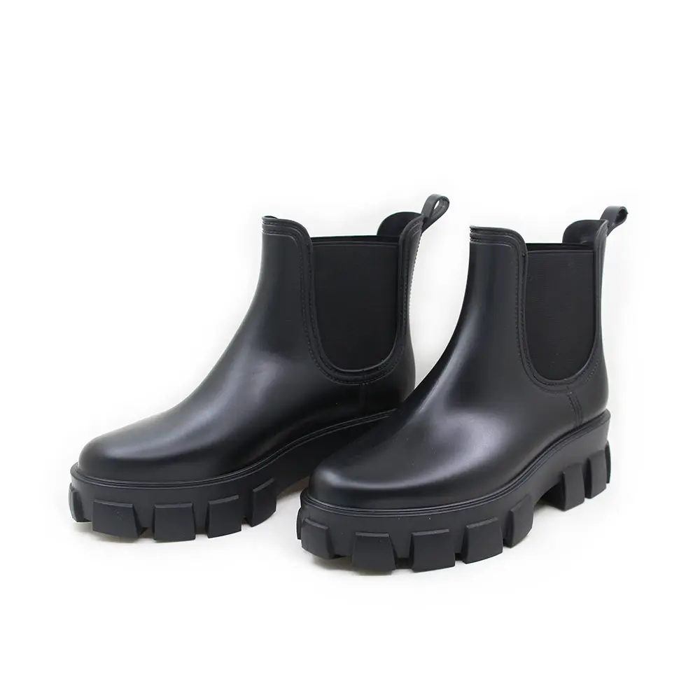 2022 newest Fashion high platform women rain boots waterproof shoes