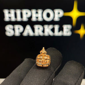 High Quality Iced <b>Cushion</b> Cut Moissanite Stud Earrings 14K Gold Plated Hip Hop Jewelry Sparkle Luxury Earrings <b>for</b> Women - Product Image 6