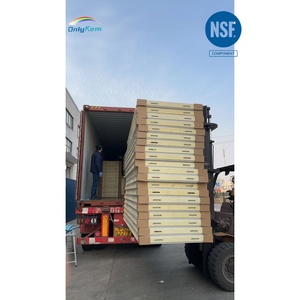 Panel Sándwich de <span class=keywords><strong>Poliuretano</strong></span> Aislado de PU de 50 mm, 75 mm, 100 mm, 120 mm, 150 mm, 200 mm de Espesor para Aislamiento de Cámaras Frigoríficas - Product Image 3
