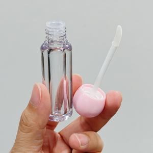 Emballage cosmétique, tube transparent pour brillant à lèvres, 3-5 ml, contenants vides pour rouge à lèvres liquide, tubes recyclables, personnalisables, MOQ12000 - Product Image 1