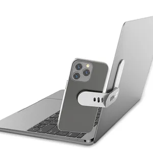 YTGEE OEM Mini gefaltetes Aluminium mit einstellbarem Winkel und seitlicher Montage Magnetischer Handy halter für Laptops