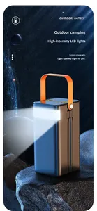 Batterie externe étanche 50000 mAh à charge ultra-rapide avec 3 câbles PD 22,5 W et lampe torche – Grande capacité – Vente flash - Product Image 3