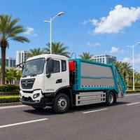 Camion compacteur de déchets électrique zéro émission, véhicule de collecte des déchets à compression hydraulique pour les déchets municipaux