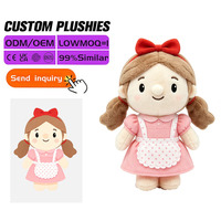 Jouet en peluche personnalisé super doux brodé, sorcier, magie, fantaisie, animal en peluche, rembourré en coton PP, certifié CE, pour enfants