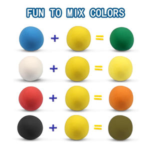 Juguetes de Slime y Masilla OEM para Aliviar el Estrés, Súper Ligeros, Verdes y Blancos, No Pegajosos, No Tóxicos, Arcilla de Secado al Aire para Niños y Niñas - Product Image 6