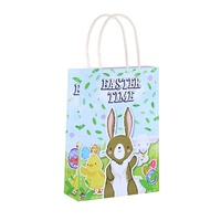 Günstige Einzelhandel Einkaufstasche Kindertag Ostern Kaninchen Geburtstag Geschenk Einkaufstasche Öko Papiertüten für Kleidung Snack Spielzeug