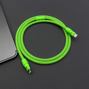 Cables <span class=keywords><strong>de</strong></span> Silicona Líquida USB-C a 8 Pines IOS PD20W 27W, Cables <span class=keywords><strong>de</strong></span> Transferencia <span class=keywords><strong>de</strong></span> Datos <span class=keywords><strong>de</strong></span> 480 Mbps, 3 pies, 6 pies, 10 pies, Cargador <span class=keywords><strong>de</strong></span> Carga Rápida <span class=keywords><strong>para</strong></span> <span class=keywords><strong>iPhone</strong></span> - Product Image 1
