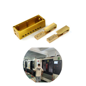 Gehard messing 5-assige <span class=keywords><strong>CNC</strong></span>-componenten, gebleekt voor Europese en Amerikaanse industriële fabrikanten - Product Image 4