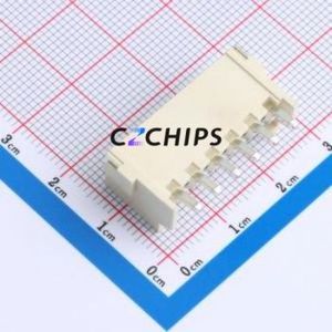HCZZ0590-6 Wire-to-Board Pin Header SMD,P=3.96mm,Horizontal Mount Connector 1x6P 3.96mm Horizontal Mount VH - Product Image 2