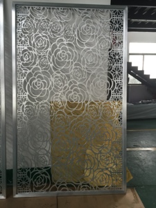 Chinese Style Aluminum Perforated <b>Curtain</b> Wall Panel Anodized Surface Anti-Corrosion Entry Room Divider 70in+ Customizable Size - Product Image 2