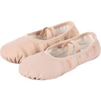 Chaussons de danse souples Dynadans, ballerines plates en PU pour tout-petits, jeunes enfants, femmes et unisexe, doublure en coton, fabriqués aux États-Unis, flexibles