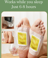 Patchs détoxifiants et déshumidifiants Kinoki pour les pieds : Soulagent la fatigue et améliorent la qualité du sommeil