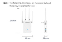 Caméra IP Wifi CF-WR306S avec répéteur Wifi 300 Mbps agrandissement Pro Radio sans fil Extender avec 4 antennes externes (fixe)