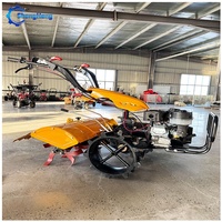 Motoculteur agricole rotatif, mini-motoculteur pour terres arables, motoculteur rotatif manuel