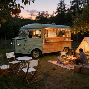 Outdoor Mobile Snack Catering <b>Trailer</b> Multifunctional Food Kiosk For Business - Product Image 1