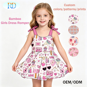 Ruidian 2026 Vestito Estivo Senza Maniche in Bambù per Bambine, Pagliaccetto con Spalline Regolabili, Gonna Pagliaccetto per Bambini, <span class=keywords><strong>Abbigliamento</strong></span> per Bambini - Product Image 3