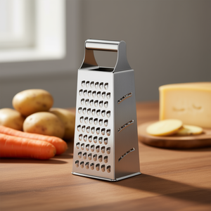 Box <b>Grater</b> Stainless Steel 4 Sided <b>Cheese</b> <b>Grater</b> Kitchen Tool - Product Image 3