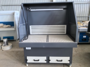 Tavolo Industriale Portatile Autopulente Antideflagrante con Aspirazione Verso il Basso per Levigatura e Lucidatura - Product Image 5