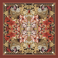 Nouvelle série imprimé léopard – Tapis de mahjong américain classique motif léopard – Tissu de sublimation anti-huile EVA antidérapant et silencieux
