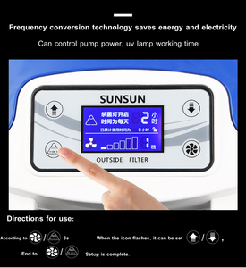 SUNSUN Aquariumfilter HW-3000 Energiesparender Kunststoff-Aquariumfilter Externer Kanisterfilter mit 9W UV - Product Image 3