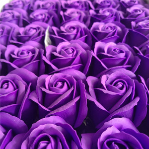 Sevenstar venta al por mayor de tres capas <span class=keywords><strong>con</strong></span> Base de jabón de <span class=keywords><strong>flores</strong></span> el día de San Valentín Rosa cabezas de <span class=keywords><strong>flores</strong></span> de jabón de la flor - Product Image 6