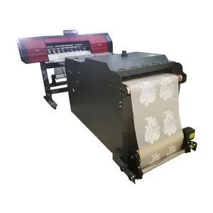 Inchiostro bianco diretto a pellicola stampante Plastisol offset trasferimento di calore macchina da stampa DTF stampante DTF con Shaker e asciugatrice
