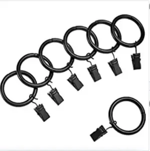 China supplier New design metal Curtain rings with Clips curtain eyelet rings